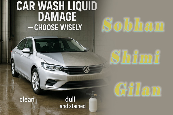 آسیب مایع کارواش به خودرو
