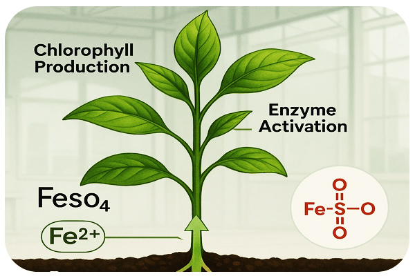 کاربرد سولفات آهن در کشاورزی
