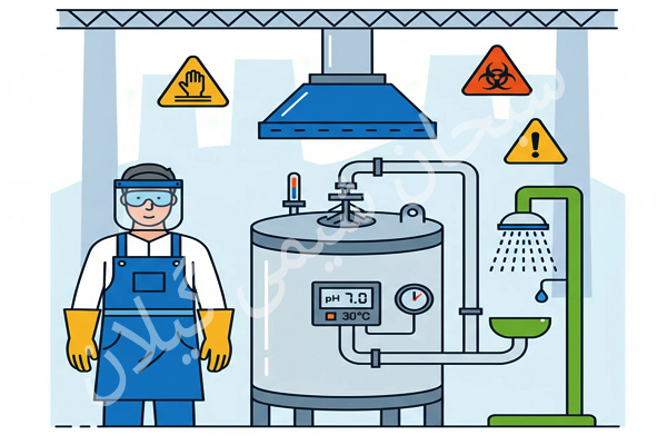 نکات ایمنی سولفوریک اسید