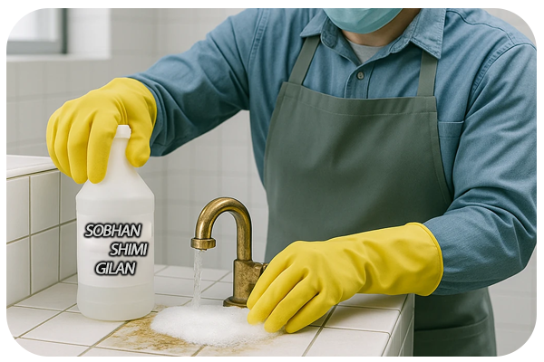 جرمگیری سرامیک با جوهرنمک