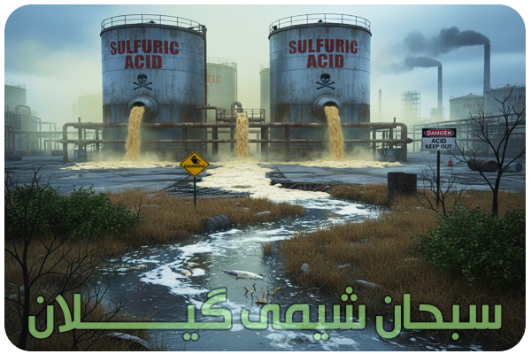 اثرات مخرب اسید سولفوریک
